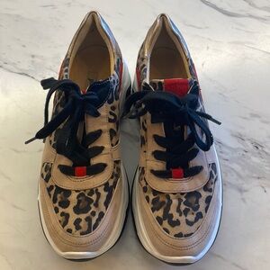 Paul Green Leopard Print Sneakers. Only Worn Twice US 5.5 UK 3